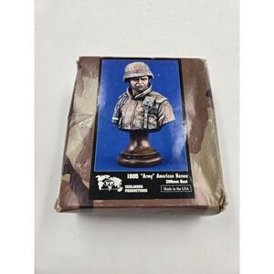 Verlinden Productions 1805 Army American Heroes 200mm Bust Model Kit Unassembled